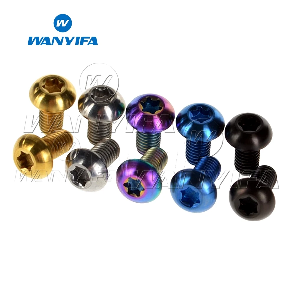 Wanyifa M5X10mm Torx 25 головка титановый болт дисковый тормозной винт для горного велосипеда и шоссейного велосипеда