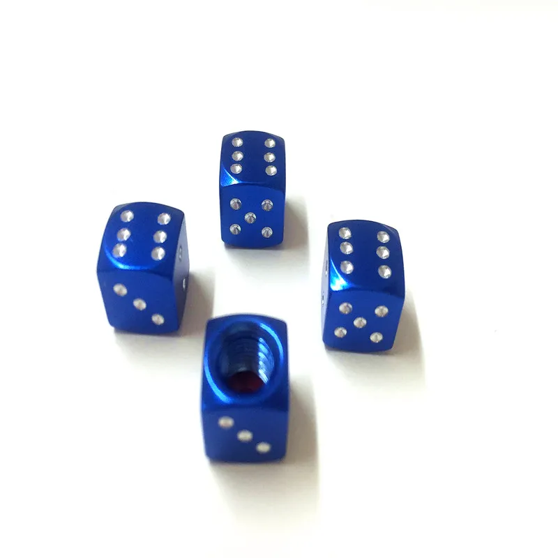 Алюминиевые игральные кости 5 цветов колпачки для автомобильного мотоцикла
