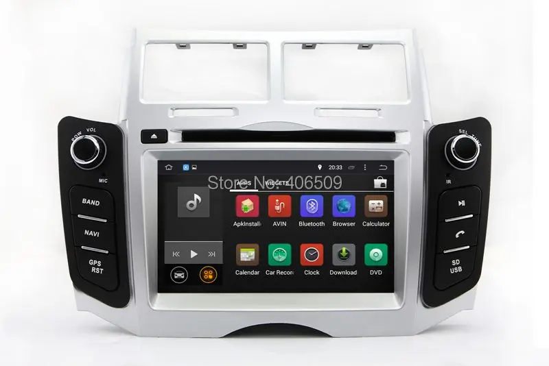 Автомобильный dvd-плеер Android 8 0 для Toyota Yaris 2005 2006 2007 2008 2009 2010 2011 с gps-навигация радио