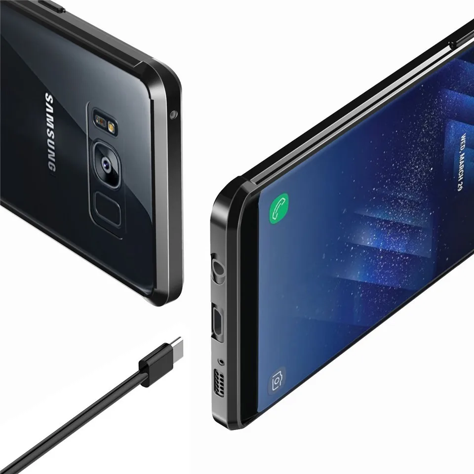 Easyacc ультра тонкий прозрачный чехол-накладка мягкий рамкой и акриловой основой