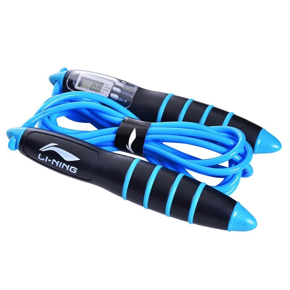 Li Ning унисекс профессиональные пропуская веревку калории упражнение скакалка