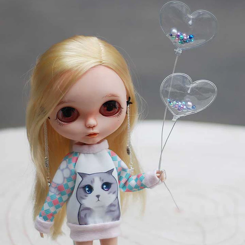 Фото 3 шт. милый мини шар для Blyth Azone Licca BJD Barbies Pullip 1/6 кукла аксессуары игрушка|Куклы| |