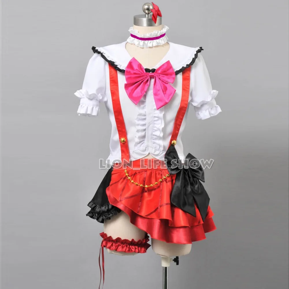 Индивидуальный костюм японского аниме Love Live Yazawa Nico School Idol Project косплей наряд |