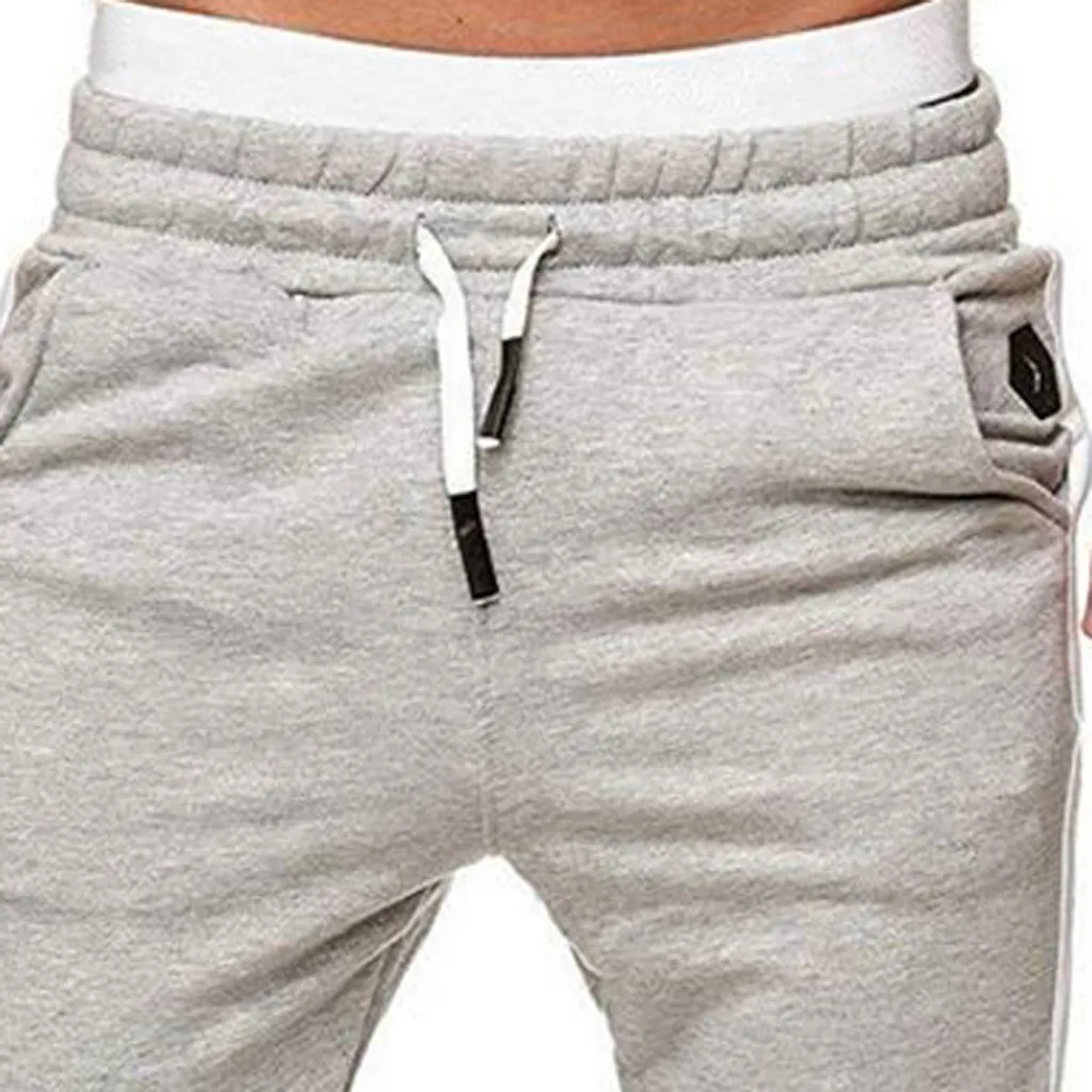 Большие размеры xxxl, уличная одежда, брюки для бега, мужские белые спортивные штаны, повседневные штаны для фитнеса, летние штаны-шаровары, Мужская одежда, брюки