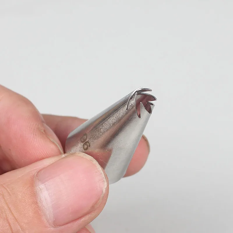 #96 металлические насадки для крема из нержавеющей стали глазурь трубочки торта