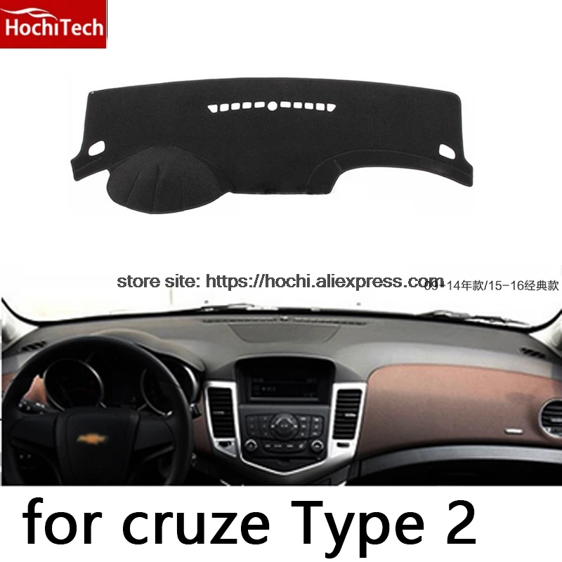 HochiTech для chevrolet cruze 2009- коврик на приборную панель защитная накладка теневая Подушка Photophobism Накладка аксессуары для стайлинга автомобилей