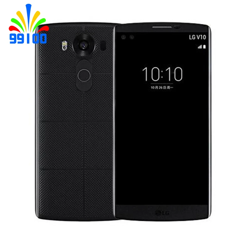 Разблокированный LG V10 H901/H900 5," 4 Гб ОЗУ 64 Гб ПЗУ одна/две sim-карты 3 камеры отремонтированный телефон без иврита