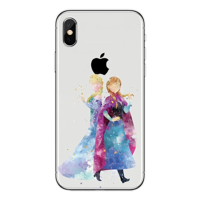 Прозрачный мягкий чехол из ТПУ для iPhone X 10 8 7 6 6S Plus SE 5S Queen силиконовый |