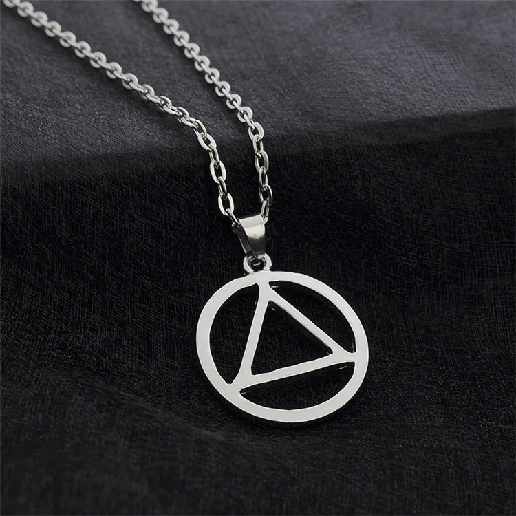 Милые круглые треугольные Подвески Eminem ожерелье|pendant necklace|eminem pendantnecklace necklace |