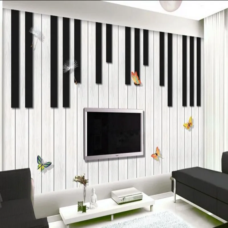 

Custom mural 3D cartoon music notes large mural kindergarten school music room children room wallpaper mural