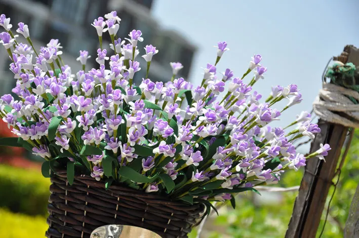 Европейский пасторальный стиль маленький Милан 5 цветов Искусственный букет