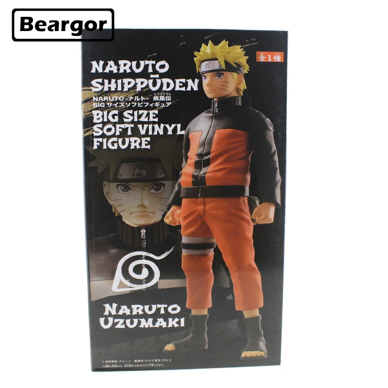 11 5 &quotНаруто Shippuden Аниме Naruto Наруто Большой размер мягкий винил ver. В коробке 29 см