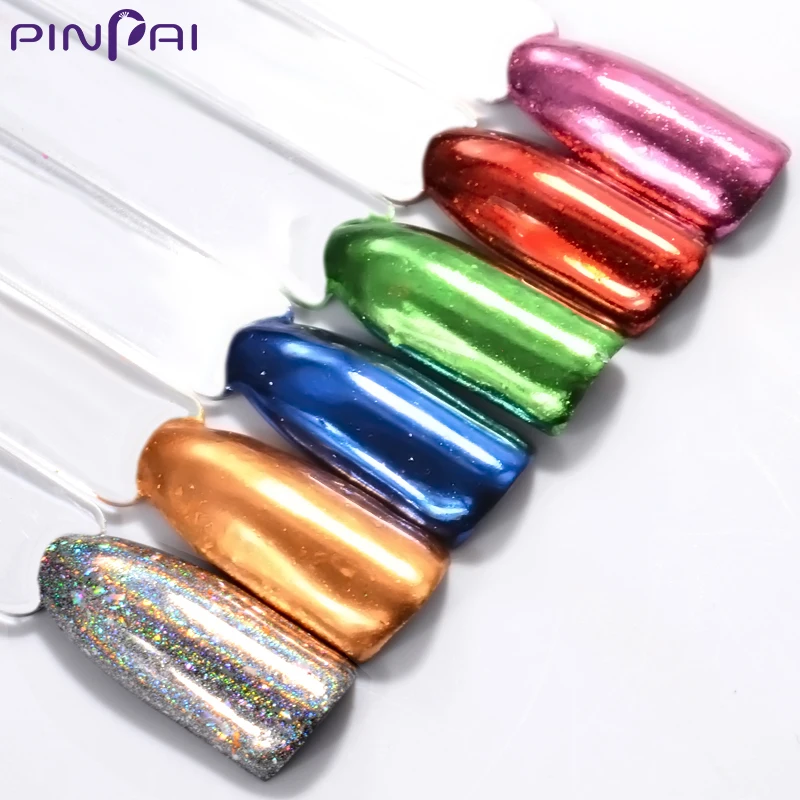 Красочная фольгированная пудра для дизайна ногтей фейерверк и искусственная