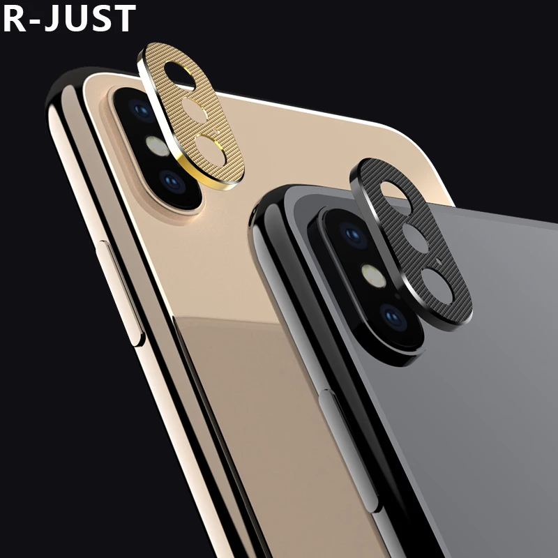 Защитная крышка для объектива iPhone XS Max роскошный тонкий металлический чехол с