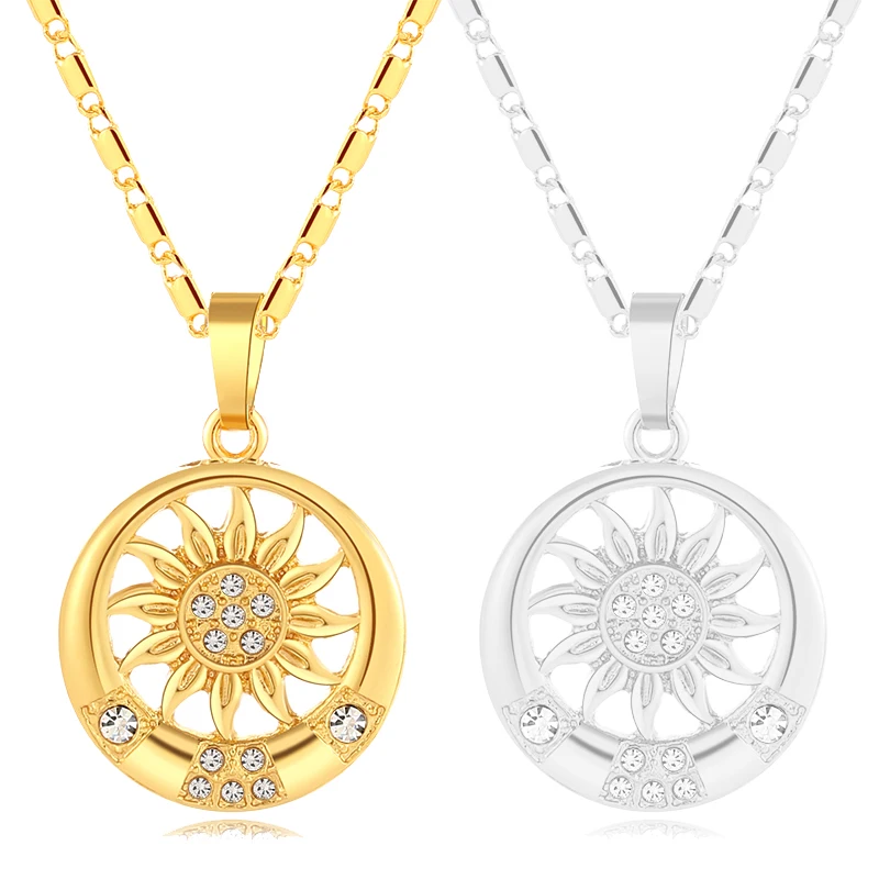 Новое модное ожерелье золотого/серебряного цвета Ближнего Востока с