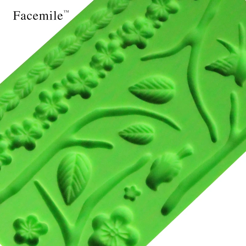 Силиконовое кружево в виде цветка сливы инструменты для украшения подарков