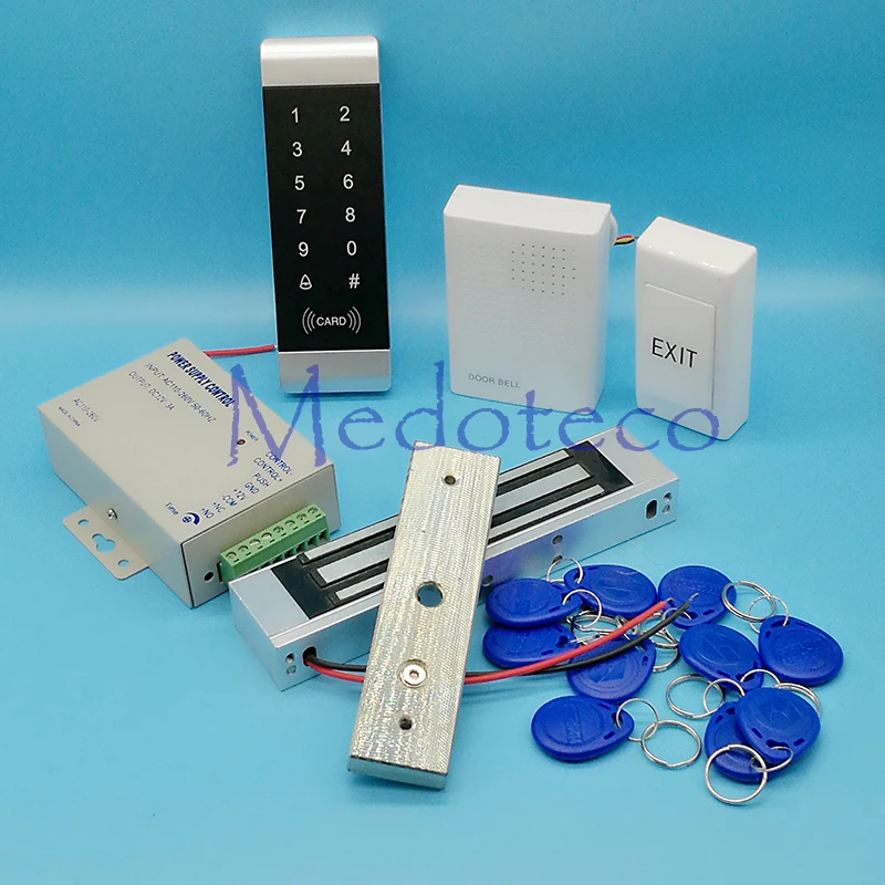 Полная сенсорная клавиатура система контроля допуска к двери 125 кГц Rfid карта