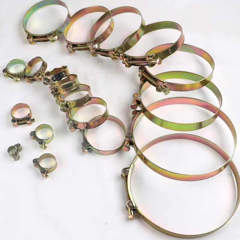 2 шт гальванизация укрепить шланг зажим круговой трубы воздуха воды трубки