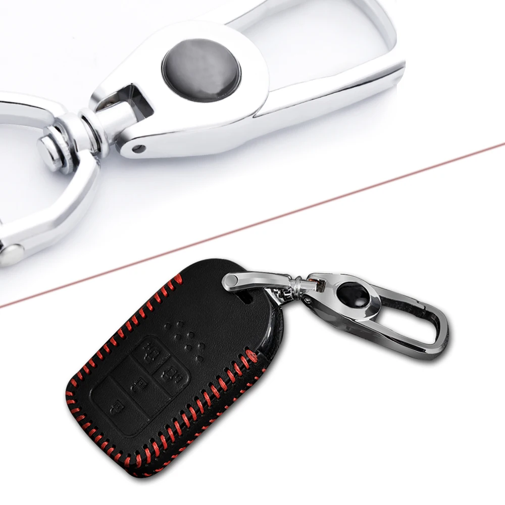 Кожаный чехол с дистанционным управлением Чехол для автомобильного ключа Honda 4