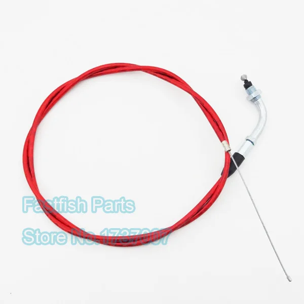 Газовый трос газа 51 дюйм Красный Поворотный коленчатый провод для велосипеда с
