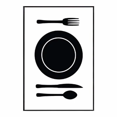 Картина маслом сделай сам холст картина Северная кухня Куадрос плакаты и принты