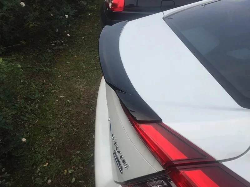Для Honda Civic задний багажник спойлер ABS пластиковый Неокрашенный праймер цвет автомобиля хвост декоративное крыло