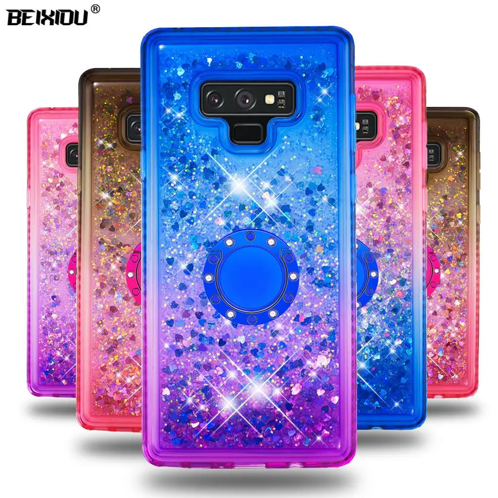 Зыбучие пески bling чехол для телефона samsung Galaxy Note 9 Обложка TPU задняя крышка 6 4&quot |