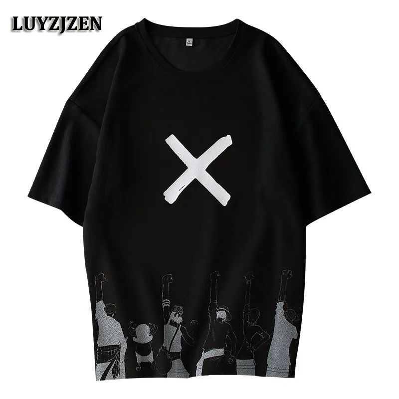 Мужская футболка Новое поступление простой Креативный дизайн линия крест х