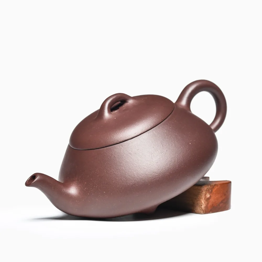 

Yixing purpple clay teapot raw ore famous handmade tea pot chinese Kung Fu pu'er oolong tea kettle gift set 275ml