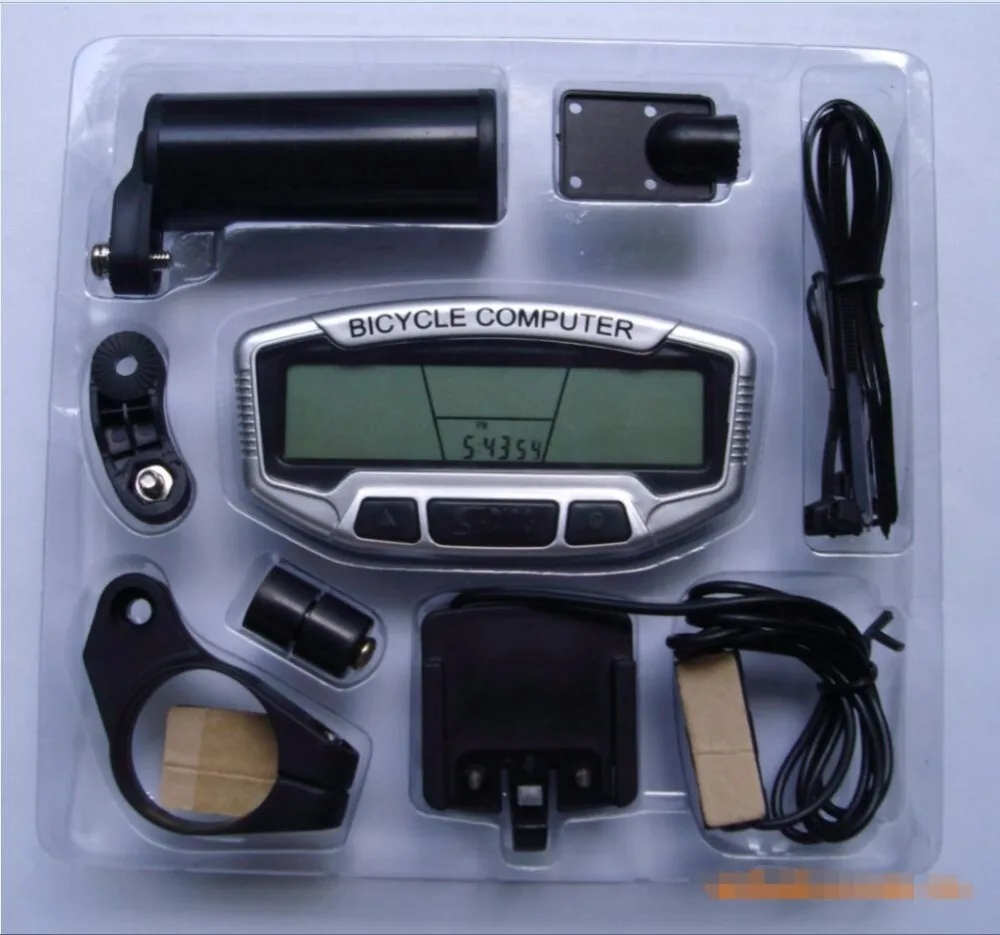 Sunding SD-558A Водонепроницаемый LED велосипед компьютер Многофункциональный