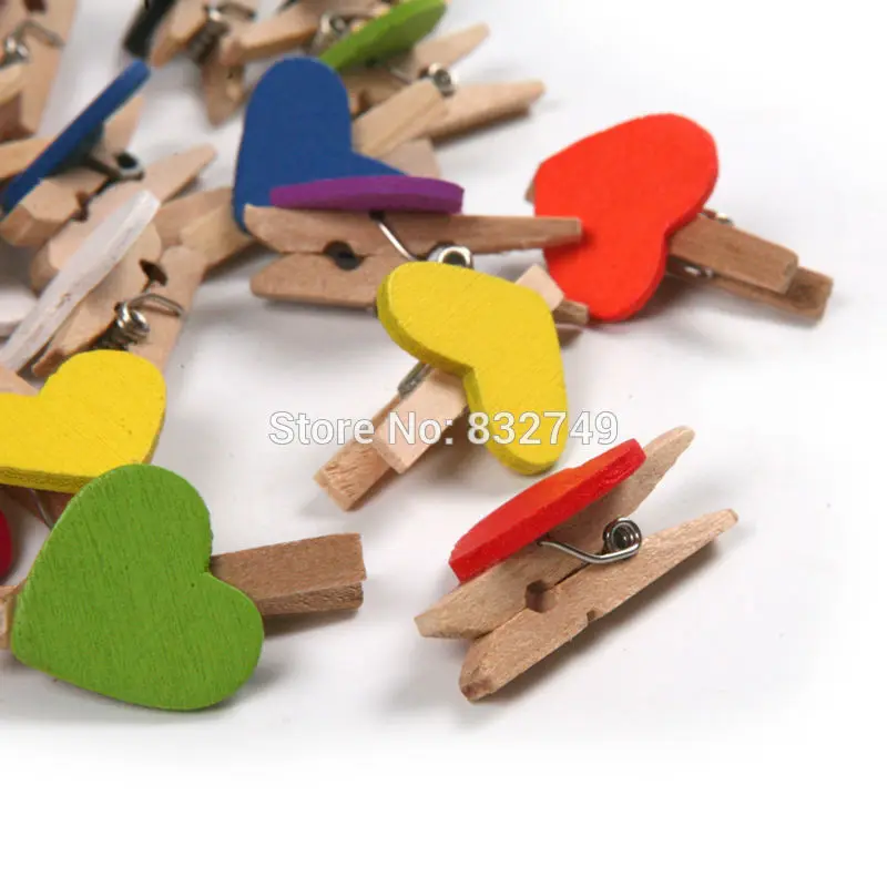 10 шт./лот деревянные мини держатели для фото бумаги вечерние зажимы|clip clamp|clamp
