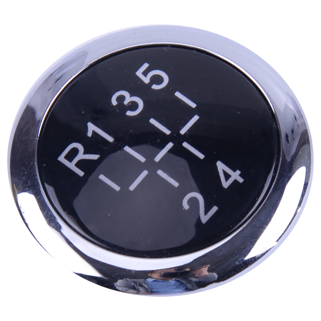 5 speed DWCX черный, серебристый, 5, 6 скоростей, автомобильная ручка переключения передач, верхняя вставка, значок, подходит для VAUXHALL OPEL ASTRA H CORSA D 2004-2008 2009 2010 - Название цвета: 5 speed