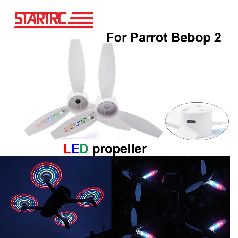 Дрон STARTRC Parrot Bebop 2 FPV светодиодные пропеллеры для попугая аксессуары дрона