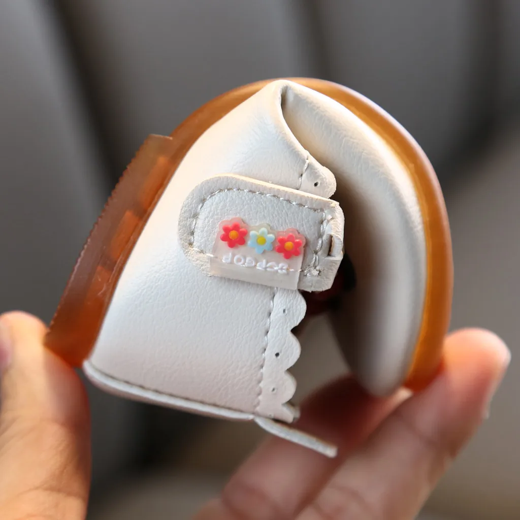Leather Shoes Toddler Infant Kids Baby Girls Cherry Leather Single Princess Shoes Chaussure Enfant Fille School Shoes For Girls