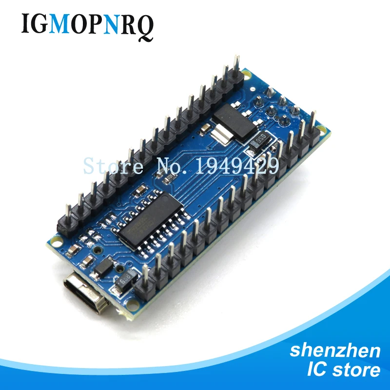 Контроллер Nano 3 0 V3.0 ATMEGA328P ATMEGA328 CH340 + USB-кабель 1 шт. | Электронные компоненты и
