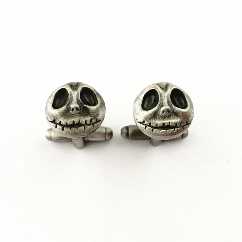 Классические металлические запонки HBSWUI из фильма ужасы высокого качества модные