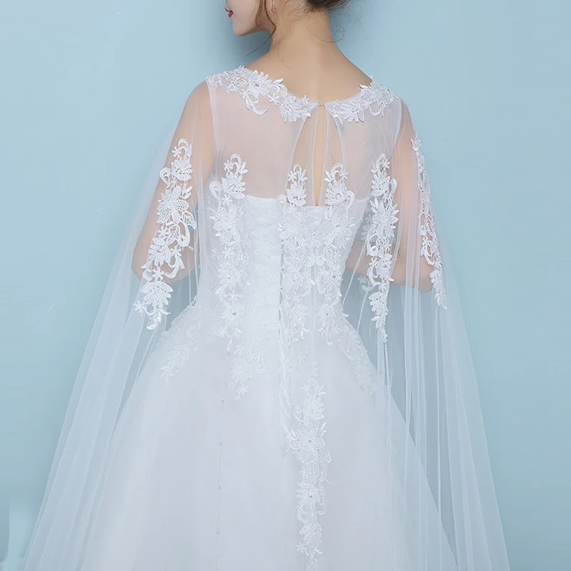 Свадебное платье с плеча Veil индивидуальные плюс Размеры Новый 2017 пол Длина