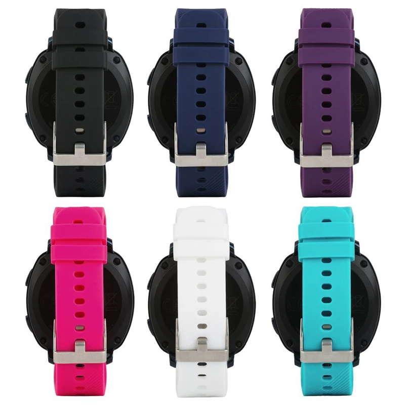 Силиконовый ремешок для наручных часов Fistar Garmin Vivoactive 3 Samsung Gear Sport S4 спортивные