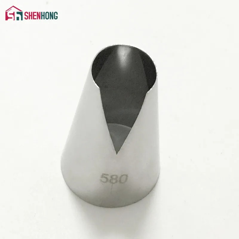 #580 Кондитерская насадка Насадки для украшения капкейков из нержавеющей стали |