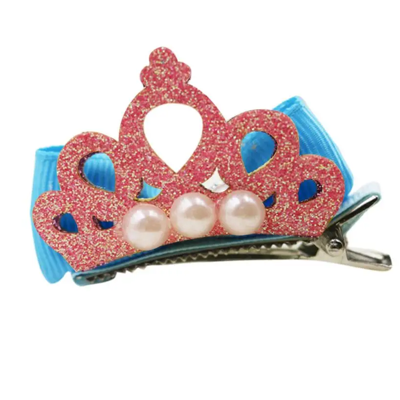 Резинки для волос Детские аксессуары с милым бантом заколки короной детские