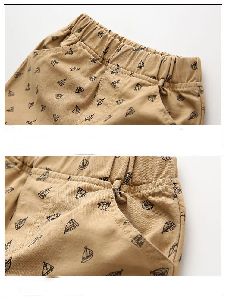 Шорты для мальчиков модные летние шорты с цветочным принтом и в виде бутылки пива