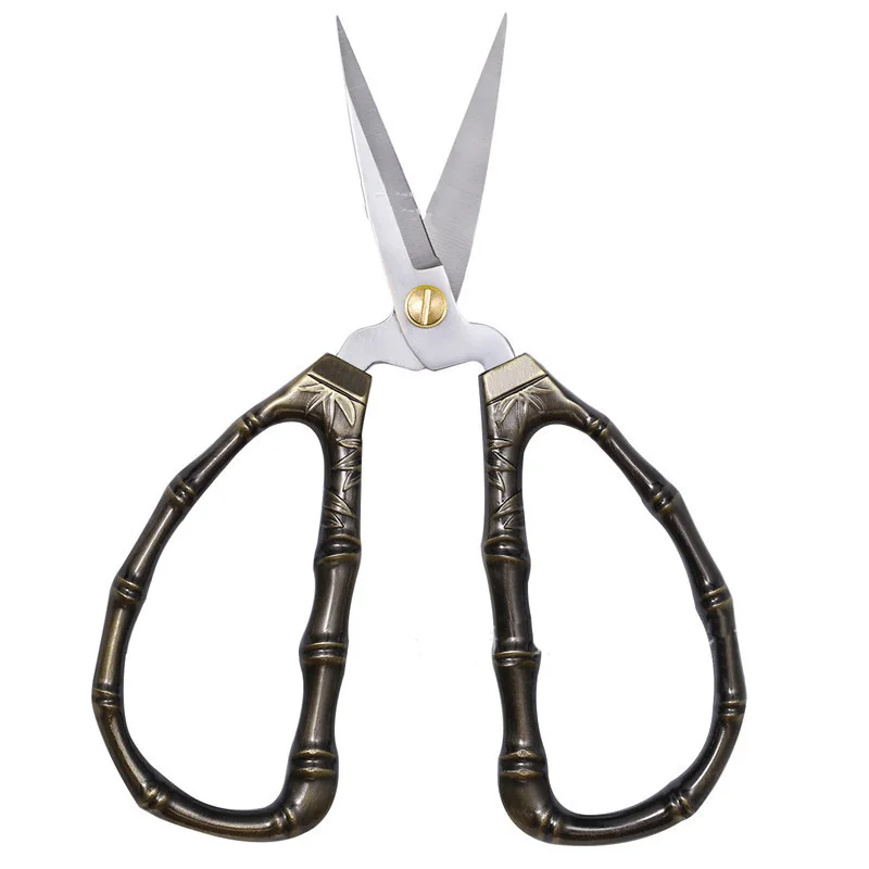 Ножницы для шитья 4 размера нержавеющая сталь золотые короткие прочные из