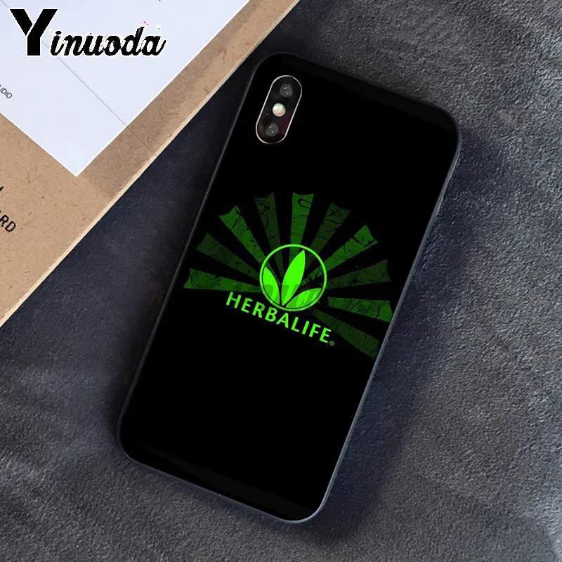 11pro MAX черный и зеленый Herbalife TPU мягкий чехол для телефона Apple iPhone 8 7 6 6S Plus X XS 5 5S SE