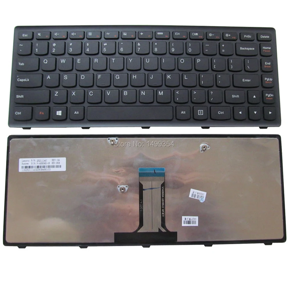 Новая клавиатура для ноутбука Lenovo G400s G405s G410s Z410 S410p FLEX 14 FLEX14g сменная