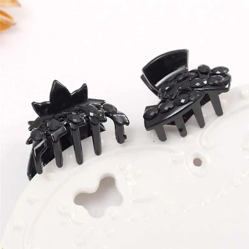 

10Pcs TEROKK Mixed Plastic Hair Claws Clips Hairpin Clamps Women Hair Accessories black