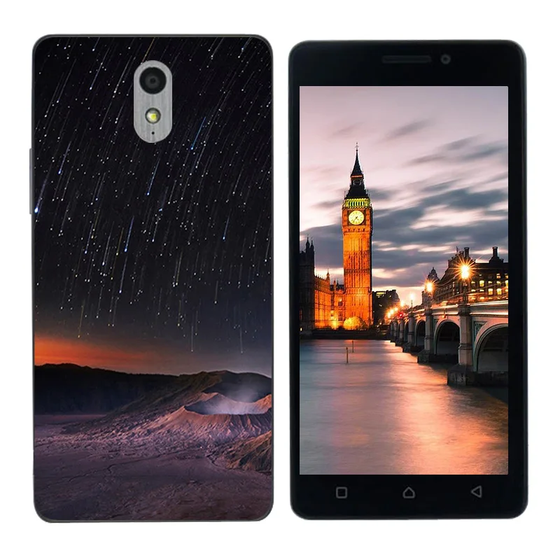 Для Lenovo Vibe P1 M силиконовый окрашенный высококачественный чехол из ТПУ с золотым