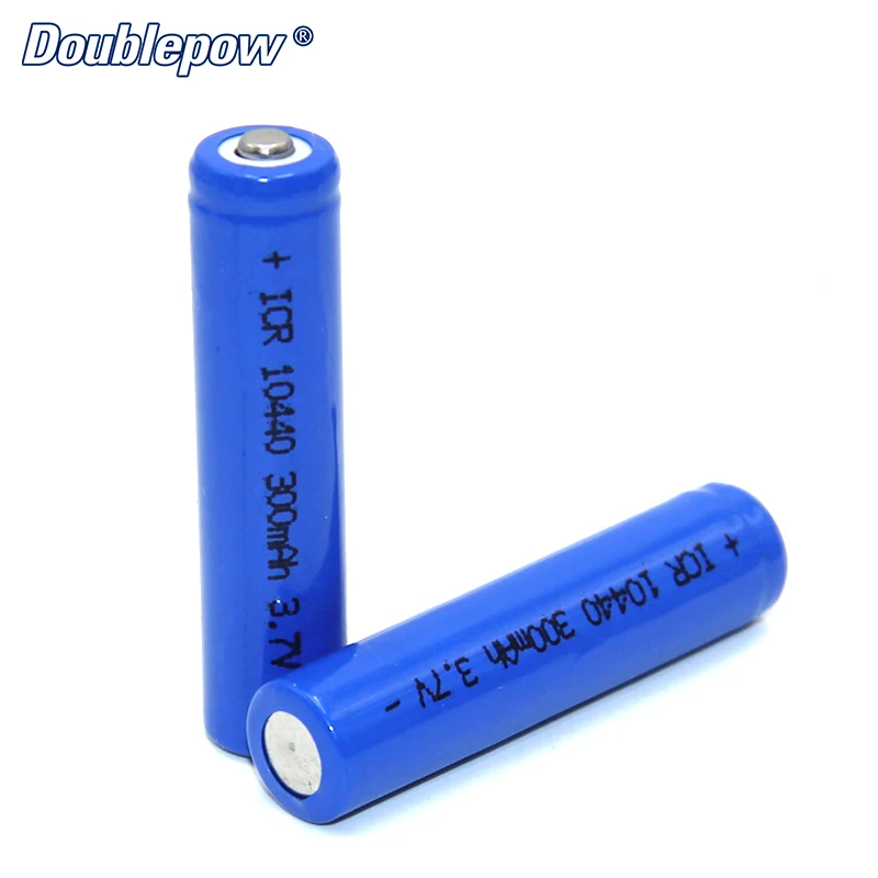 4 шт./лот Быстрая доставка doulepow DP 10440 300 мАч 3 7 в литий ионная аккумуляторная