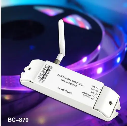 

Беспроводной передатчик BC-870 dc5-36v 350 м dmx512