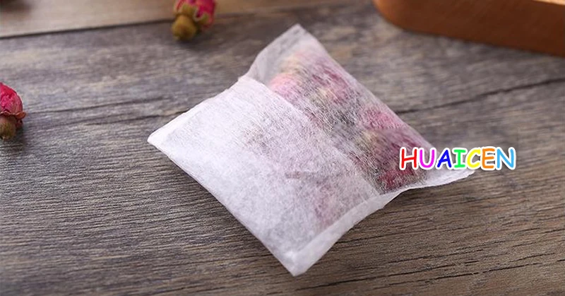 Экологический натуральный складной чайный пакетик из кукурузного волокна, PLA, фильтры для чая, травяные чайные фильтры, 100 шт./лот