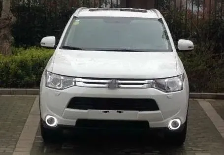 SMK Светодиодный дневной ходовой светильник DRL для Mitsubishi outlander 2013-14 с функцией диммера, высокое качество